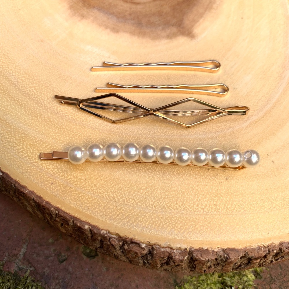 Pearl hair clip trendy barrette - Picture 6 of 8